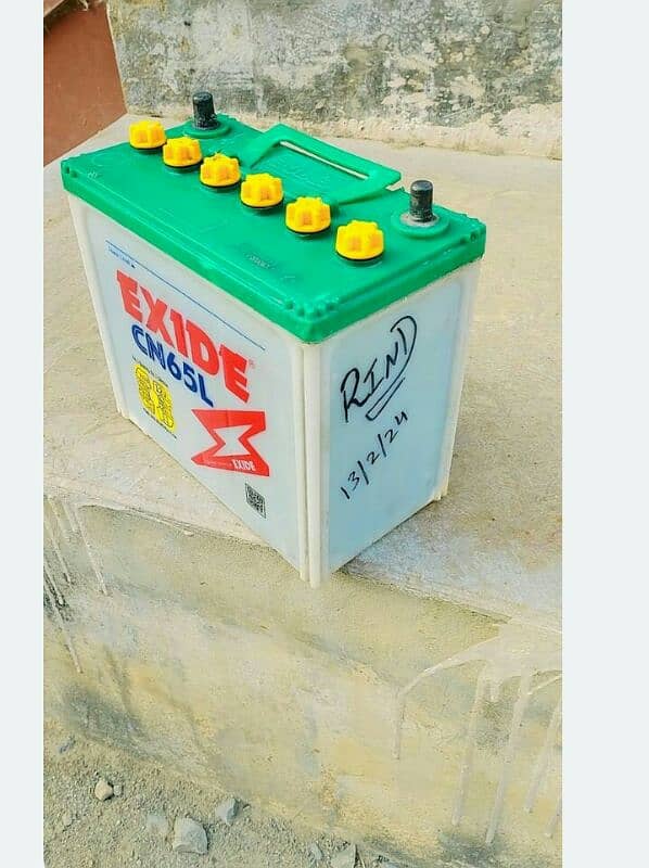 Exide battery All okay like new 1