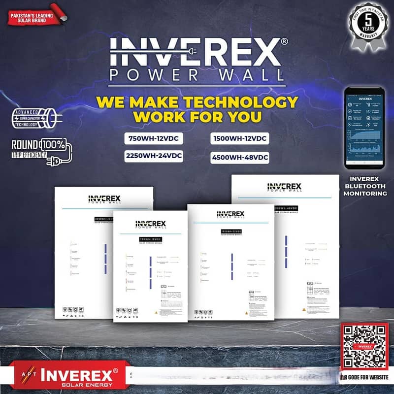 Inverex Power Wall 48v Lithium Ion 0