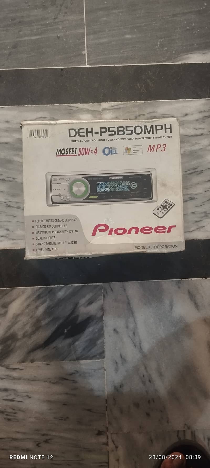 pioneer Fh x755bt 0