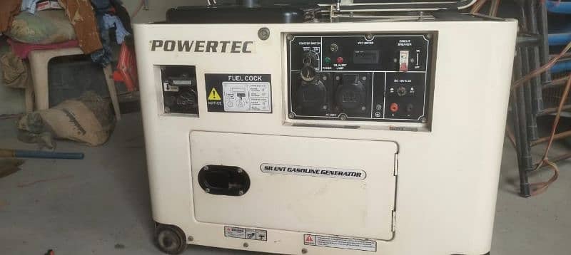 10kva sound prouf canopy generator new good condition set. 3