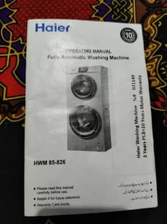 Fully New Condition Haier Automatic Washing Machine 8.5 kg