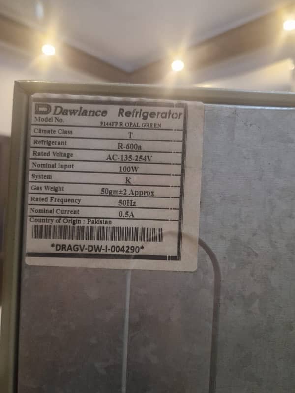 Dawlance 2 Doors Refrigerator Almost Brand New 2