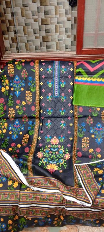 embroidery lawn with lawn dopatta 9