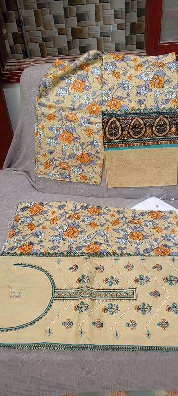 embroidery lawn with lawn dopatta 12