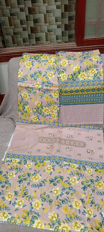 embroidery lawn with lawn dopatta 13