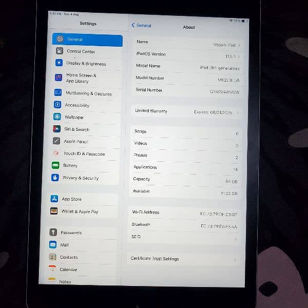 Ipad 9th generation with complete box 11