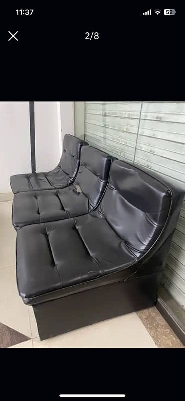 office sofa seater + centre table 4