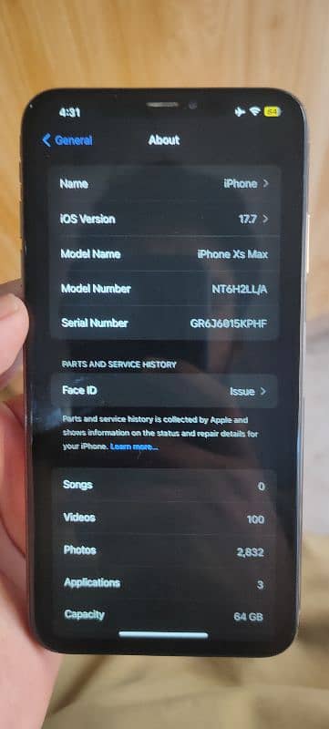 Iphone XS Max jv 64gb 4