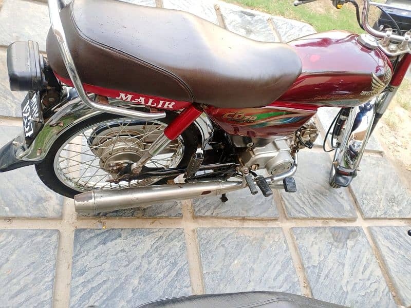 Honda CD 70 2016 model saf bike call kren 9/10 condition 1