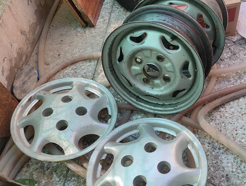 2 Rims for Suzuki Cultus, or Khyber and Toyota. 2