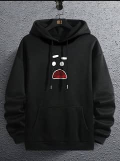 1 Pcs Men's Fleece Printed Hoodie