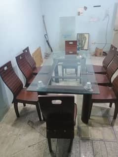 Dinning Table with 6 chairs 0