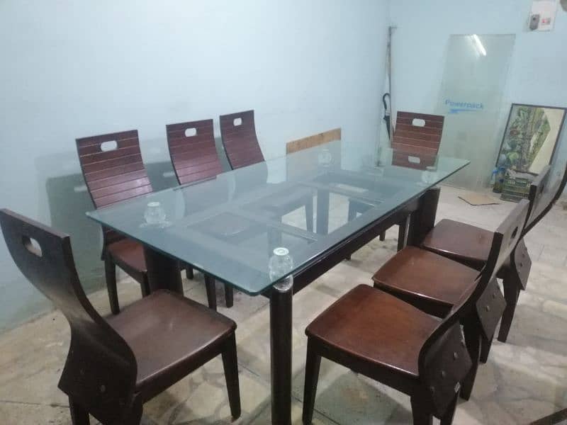 Dinning Table with 6 chairs 1