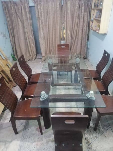 Dinning Table with 6 chairs 2