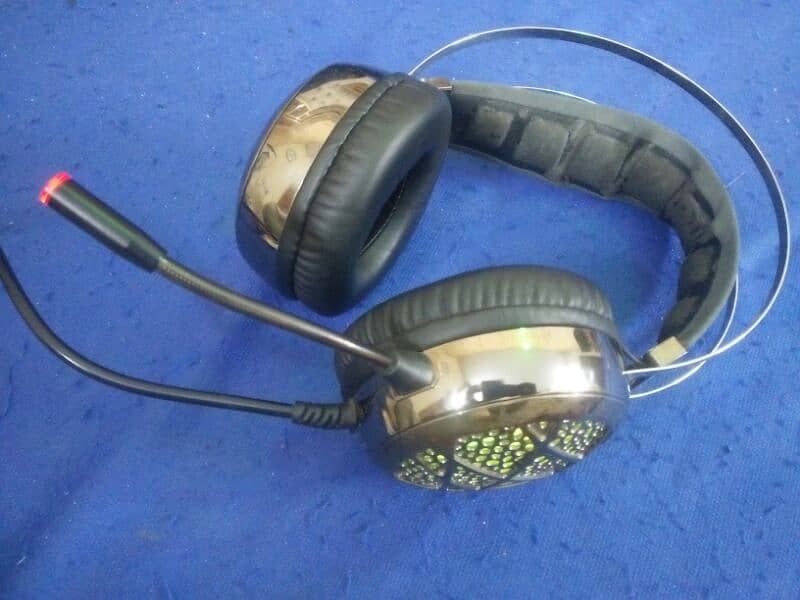 Headphone R. g. b Matel Body Pc Laptop 4