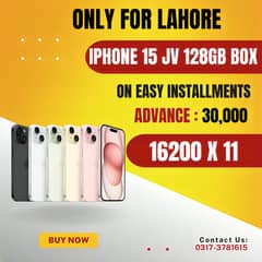 IPhone 15 JV 128GB Box Pack On Easy Installments