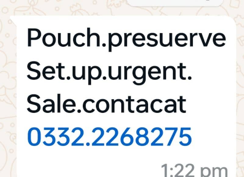 pouch presuerve setup sale 4