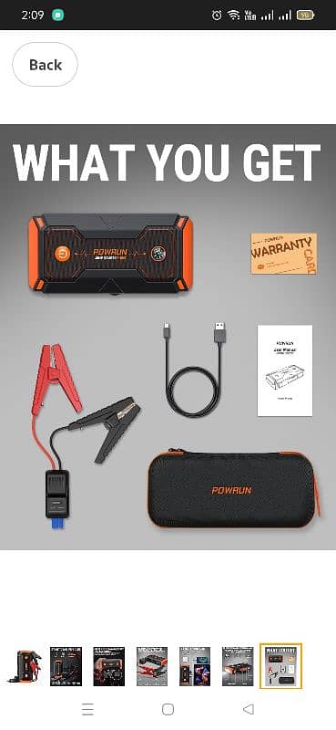 POWRUN P-ONE JUMP STARTER 8