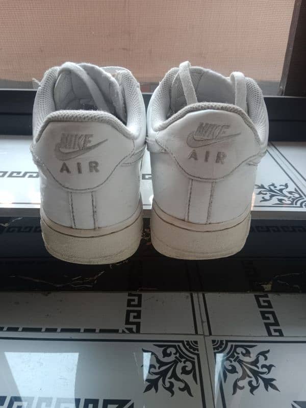 Nike Air Force 1 Authentic Triple White Sneakers 1