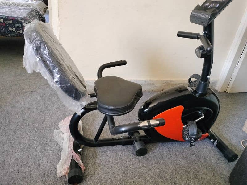 exercise cycle  almost new 3