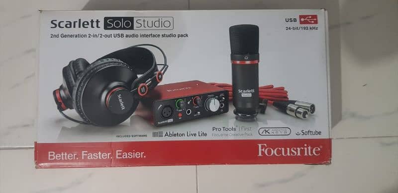 Scarlett Focusrite Solo Studio Bundle 2nd Gen 0