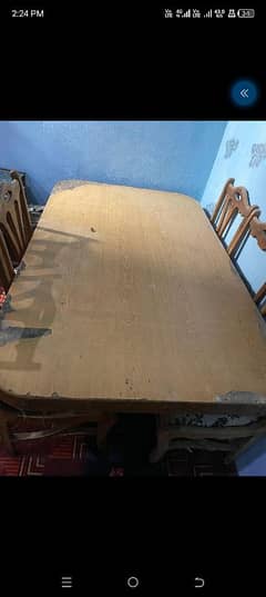 selling dining table with 6 chairs