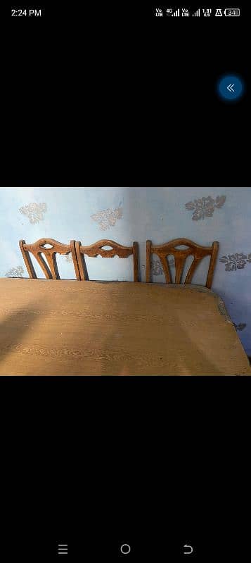 selling dining table with 6 chairs 1