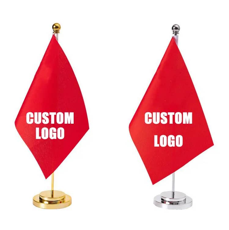 Indoor flag & Floor stand ,Outdoor flag , Logo Table flag for exective 7