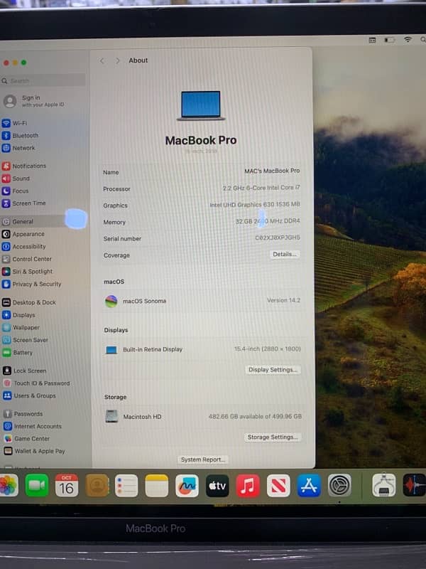 Macbook Pro 2018 32Gb Ram 2