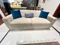 GORGEOUS CREAM 3 SEATER SOFA | SOFA SET | LUXURY SOFA