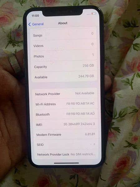 iphone x 256 gb all ok 6