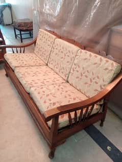 Sofa 5 seaters, Computer table, Iron stand, Single bed with mattress