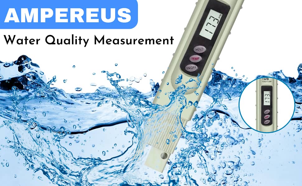 Kitchen Accessories Water Quality Tester Temp/PPM Testing Meter 0