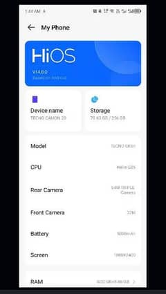 Tecno Camon 20 . . 8. . 256 GB