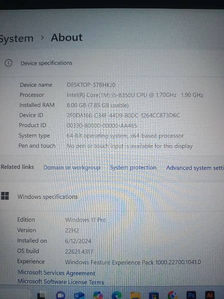 Dell Latitude e7390 | Core i5 8th gen vpro 8gb ddr4 ram 236gb SSD Nvme 4