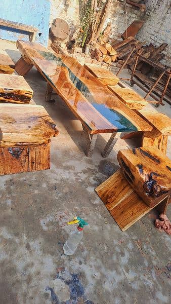 epoxy luxury dinning table size contact 0304,86,83,392 6