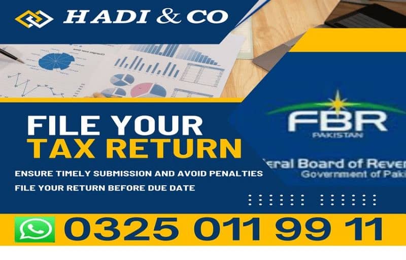 Income Tax Return Filing, FBR Tax Filer, NTN, Tax Consultant, Notice 0