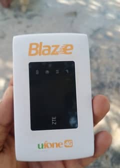 Ufone Blaze 4G device. New  10/10 condition with box 0