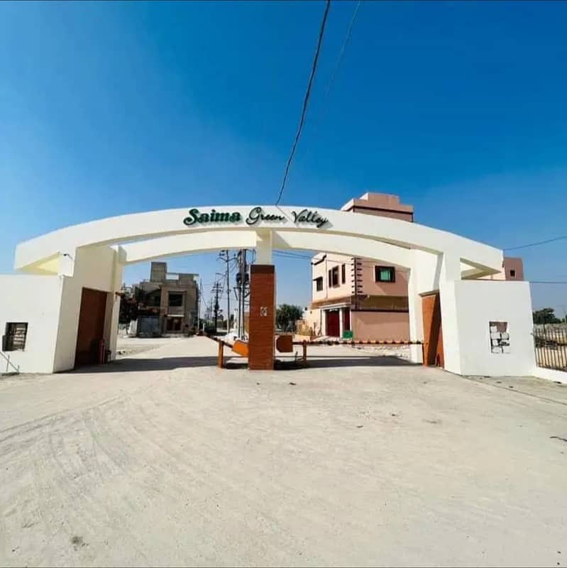 Saima Green valley 100 sq yards plot for sale 1