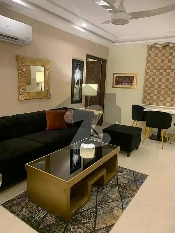 Furnished One Bed Apartment Available For Rent In Sector D Bahria Town Lahore 1