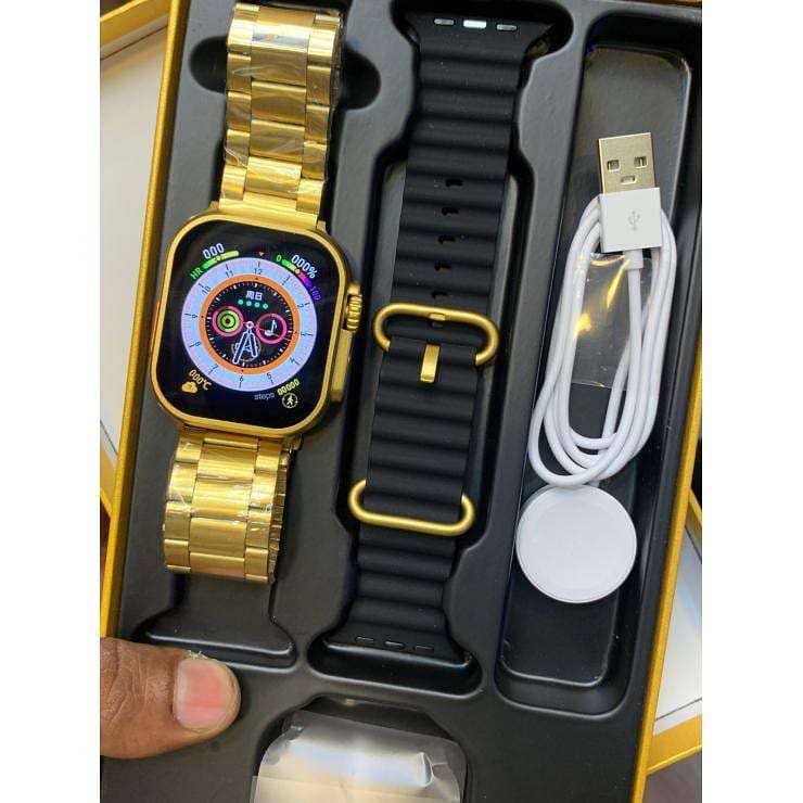 g9 Ultra Max Gold Edition Color Smartwatch 2.1 Inch Screen With Hryfi 0