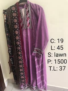 preloved fancy lawn and cotton collection