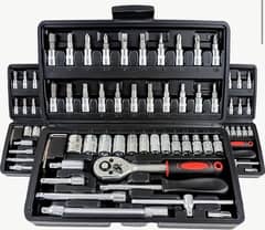 46pcs of Repair Tool Kit with storage case for Car & Home Maintenance