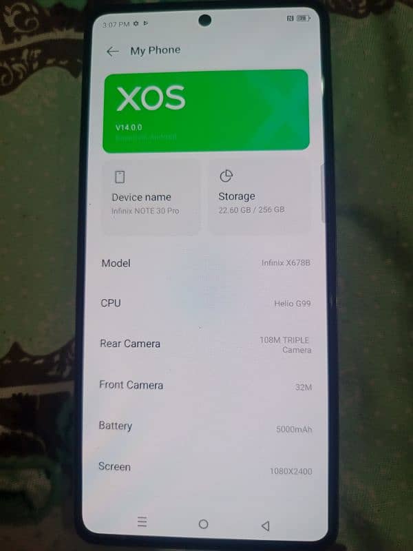 Infinix Note 30 Pro 8+8 256gb 2