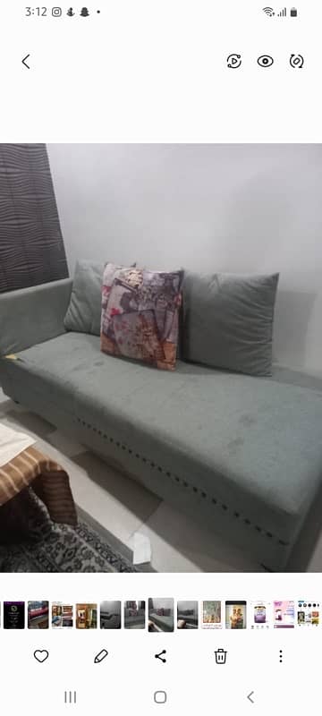 7 seater L shaped sofa reasonable price. used 3