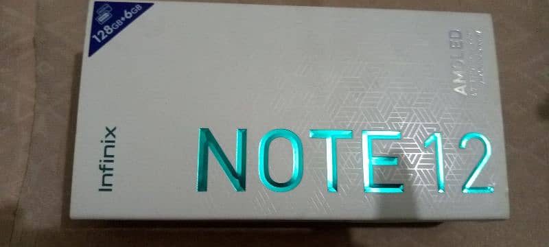 Infinix note 12  6gb 128gb 03091677485 2