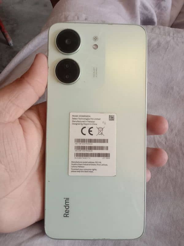 Redmi 13c xiaomi PTA approved storage 6gb/128gb 4