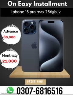 I phone 15 pro max 256gb jv box pack on Easy Installment