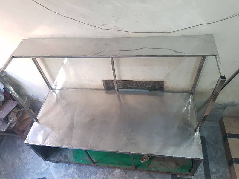 counter for nashta7 feet long total hight 5 table hight 2 width 3 feet 6