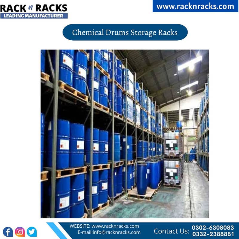 CHEMICAL STORAGE RACK PALLET RACK HEAVY DUTY STORAGE RACK RAW MATERIAL 8